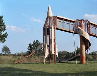 Illustration for article titled The haunting beauty of abandoned playground rockets